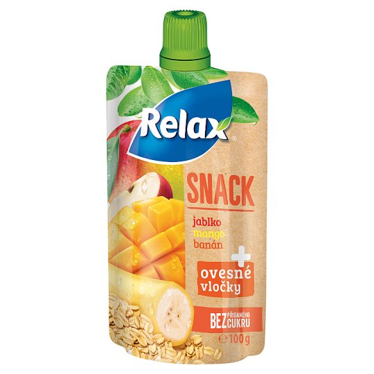 Relax Snack Apple Mango Banana Oatmeal 100g Tesco Groceries