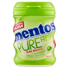 Mentos Pure Fresh Lime Mint Chewing Gum 30 pcs 60g