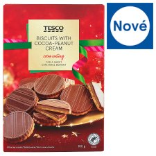 Tesco Biscuits with Cocoa-Peanut Cream 180g