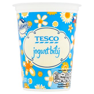Tesco Smetanový jogurt bílý 380g
