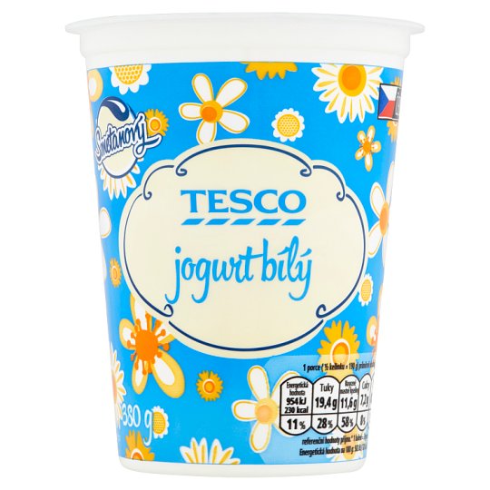 Tesco Smetanový jogurt bílý 380g