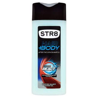 STR8 Hair+Body Hydro React shower gel 400ml
