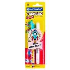 Centropen Tornado Roller Blue with Eraser