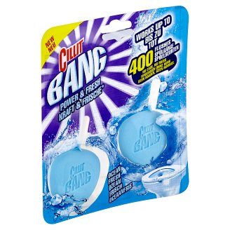 Cillit Bang Power & Fresh Cool Marine Minerals tuhý WC blok 2 x 40g