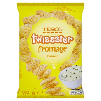 Tesco Twissster s příchutí smetanového sýra 115g