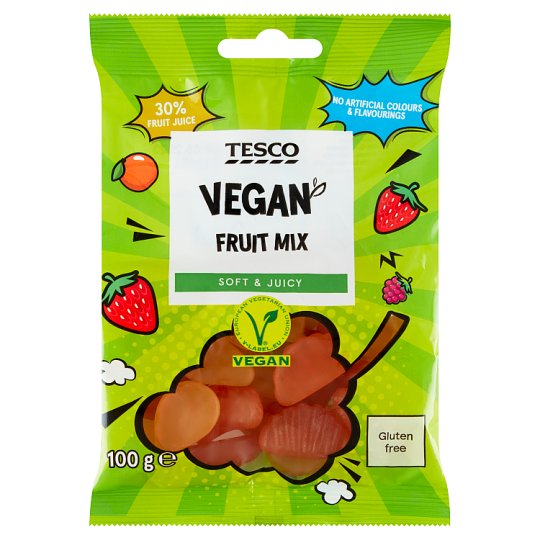 Tesco Vegan Fruit Mix 100g Tesco Groceries