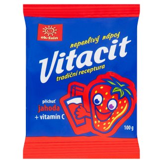 Ok-Fain Vitacit Jahoda + vitamin C 100g