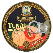 Franz Josef Kaiser Exclusive Tuňák kousky ve slunečnicovém oleji s chilli 170g
