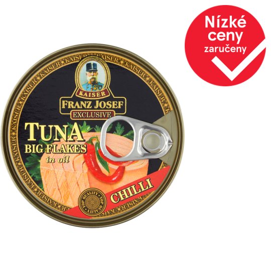 Franz Josef Kaiser Exclusive Tuňák kousky ve slunečnicovém oleji s chilli 170g