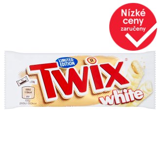 Twix White sušenka s karamelem máčená v bílé čokoládě 2 x 23g