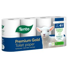 Tento Premium Gold Toilet Paper 8 Rolls