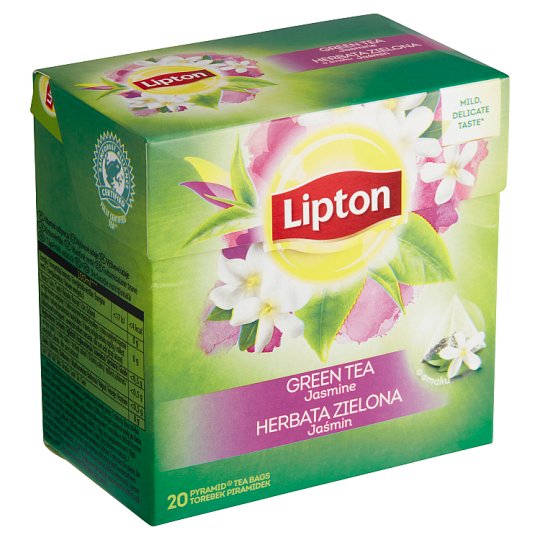 Lipton Zelený aromatizovaný čaj Jasmín 20 sáčků