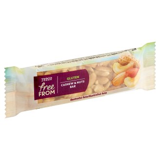Tesco Free From Tyčinka s arašídy a kešu ořechy 35g