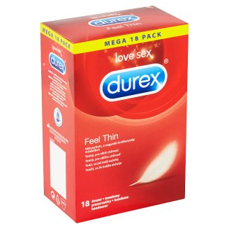 Durex Feel Thin kondomy 18 ks