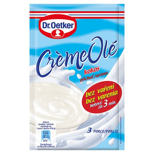 Dr. Oetker Crème Olé Kokos příchuť 49g