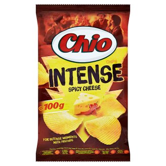 Chio Intense Smažené bramborové lupínky s příchutí sýra a chili 100g