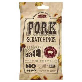 The Real Pork Crackling Co Křupavé vepřové škvarky s bylinkami 75g