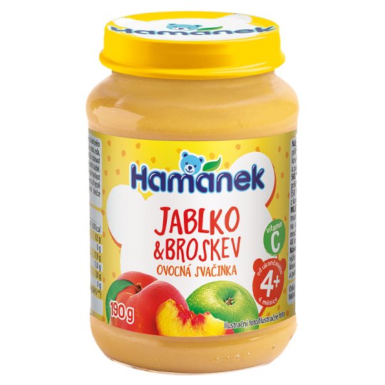 Hamánek S broskvemi 190g