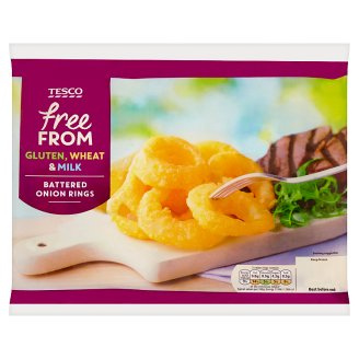 Tesco Free From Cibulové kroužky v těstíčku bez lepku 375g