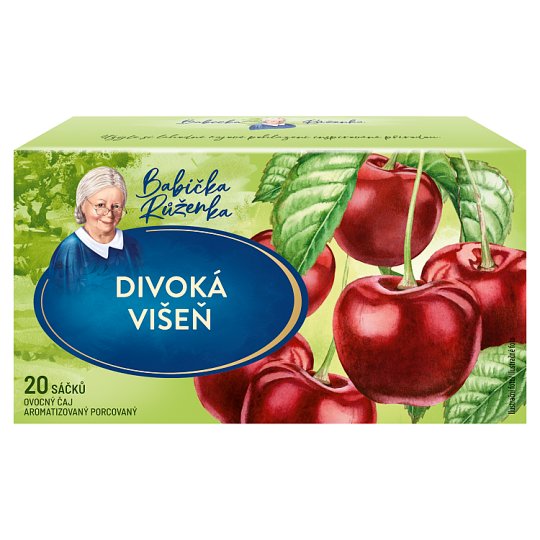 Babička Růženka Ovocný čaj s příchutí divoké višně 20 x 2g