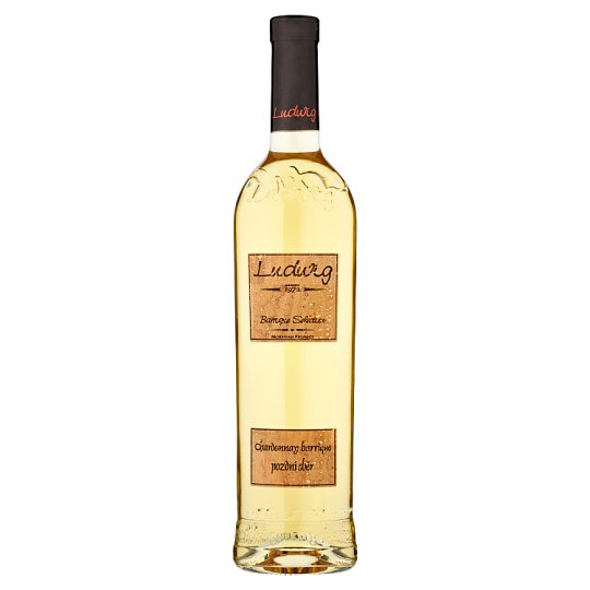 Ludwig Barrique Selection Chardonnay barrique pozdní sběr víno polosuché 0,75l