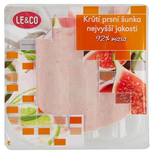 Le & Co Turkey Breast Ham Highest Quality 100g