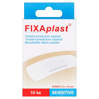 Fixaplast Sensitive textilní průdušná náplast 10 ks