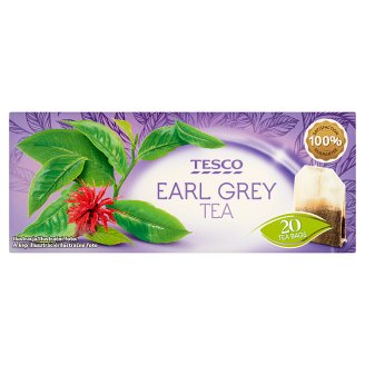Tesco Earl Grey černý čaj 20 x 1,75g