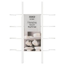 Tesco Home Hanging Shelf Mug Storage