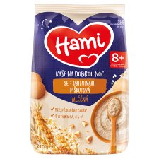 Hami Milk Porridge for Good Night with 7 Cereals Sponge Cake from the End of 8th month 210g