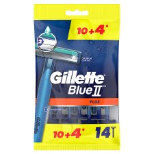 Gillette BlueII Plus Pánská Pohotová Holítka 14 ks