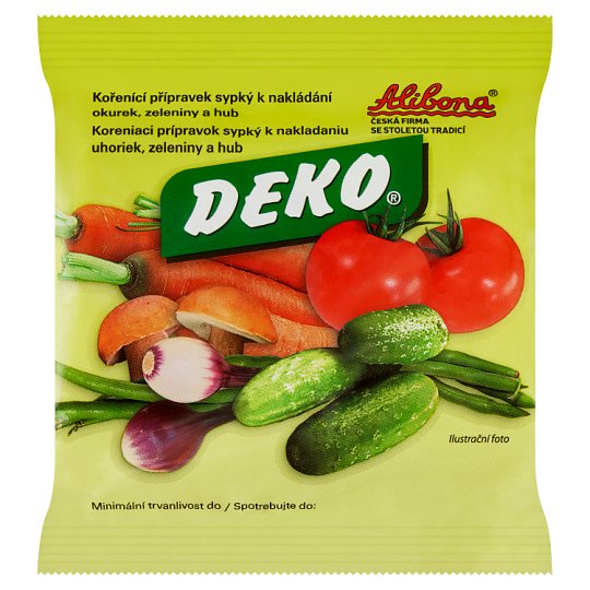 Alibona Deko Kořenící přípravek sypký k nakládání okurek, zeleniny a hub 100g