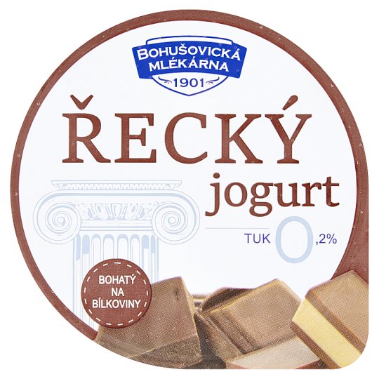 Bohušovická mlékárna Řecký jogurt čoko-nugátový 130g