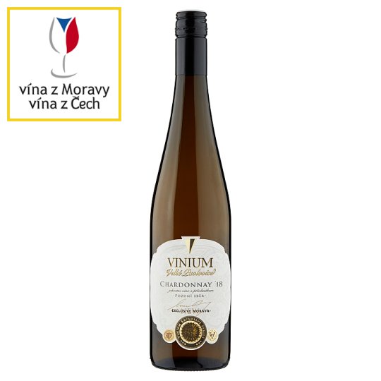 Vinium Chardonnay White Quality Wine with the Attribute of Late Harvest