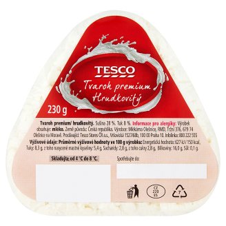 Tesco Tvaroh premium hrudkovitý 230g