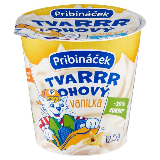 Pribináček Tvarrrohový vanilka 125g