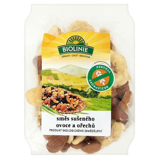 Biolinie Směs sušeného ovoce a ořechů 125g