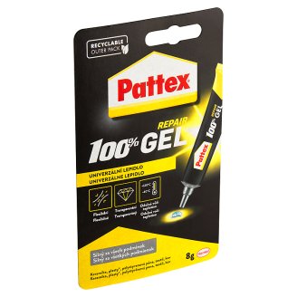 Pattex 100% lepidlo gel pro interiér i exteriér 8g