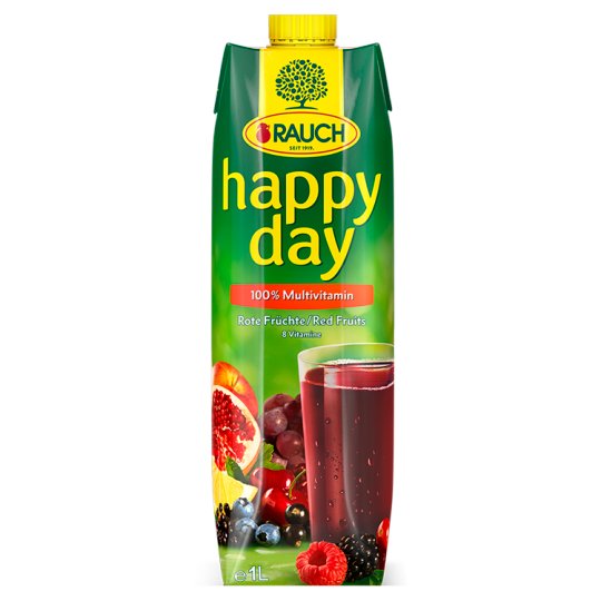 Rauch Happy Day 100% multivitamínová šťáva 1l