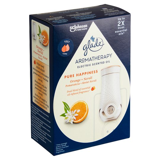 Glade Aromatherapy Electric Scented Oil Pure Happiness Orange + Neroli