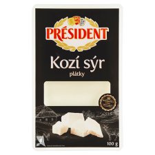Président Kozí sýr plátky 100g