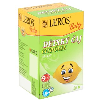 Leros Baby Dětský čaj citrónek ovocný 20 x 2g