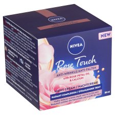 Nivea Rose Touch noční krém proti vráskám 50ml