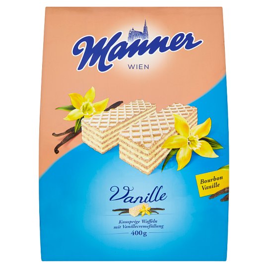 Manner Křupavé oplatky s vanilkovou náplní 400g