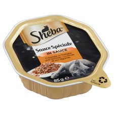 Sheba Fricassee Tray with Turkey and Vegetables 85g