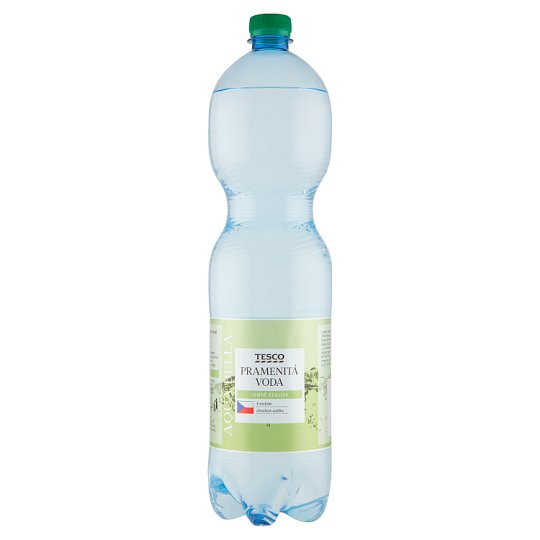 Tesco Aqua Bella pramenitá voda jemně perlivá 1,5l