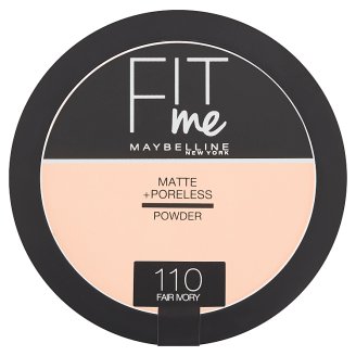 Maybelline New York Fit Me Matte + Poreless 110 Fair Ivory pudr 14g