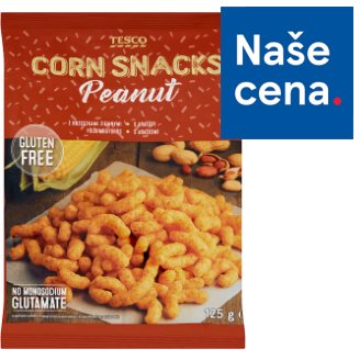 Tesco Kukuřičné křupky s arašídy 125g