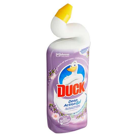 Duck Deep Action Gel Lavander čisticí a dezinfekční přípravek na WC mísu 750ml