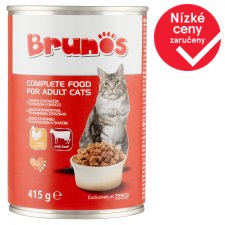 Brunos Kompletní krmivo pro dospělé kočky 415g